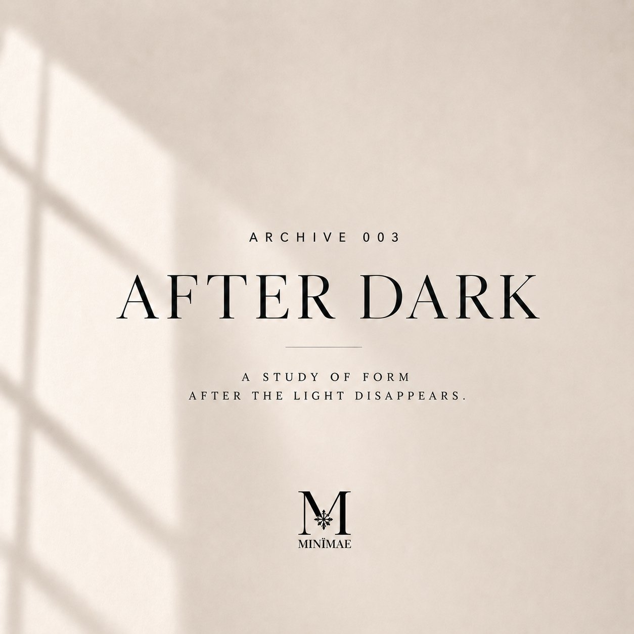 Archive 003 — After Dark