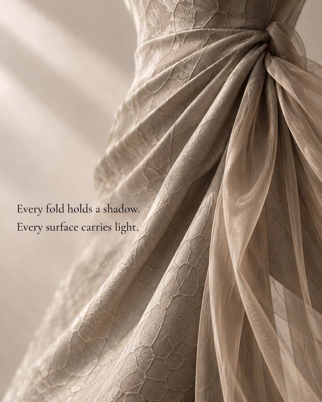 Ivory Fold — every fold holds a shadow