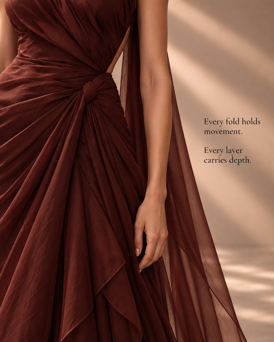 Ember Drape — every fold holds movement