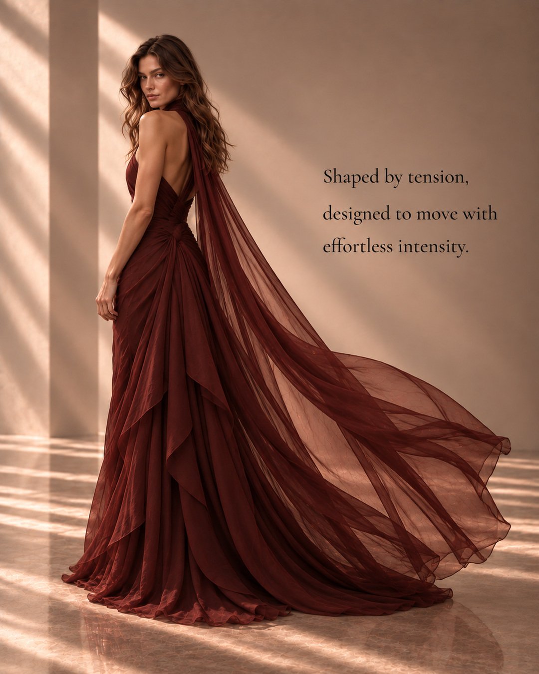 Ember Drape — back silhouette